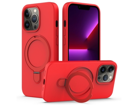 Funda Mobile Phone Cases Magsafe Liquid With Ring para iPhone 13 Pro Silicona