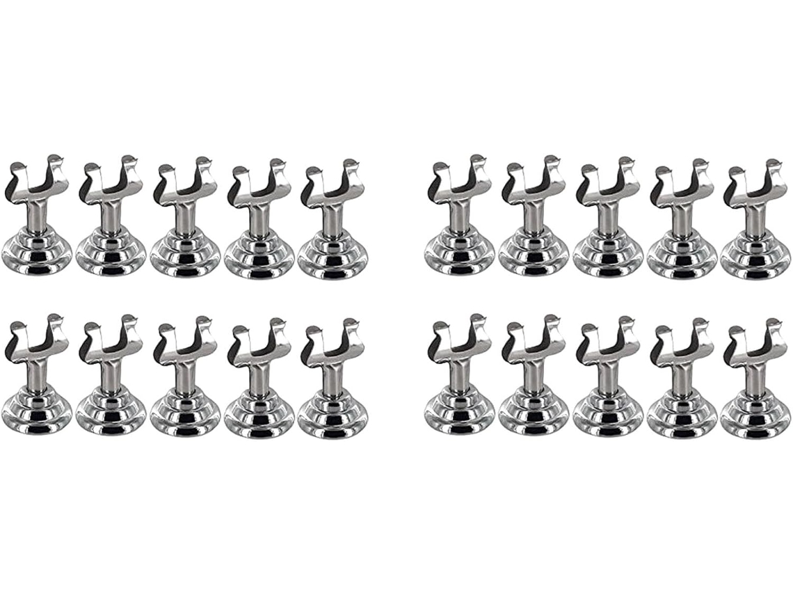 20 Mini Portamenús Para Tarjetas De Lugar De Celebración De Bodas Y Portanúmeros De Mesa.