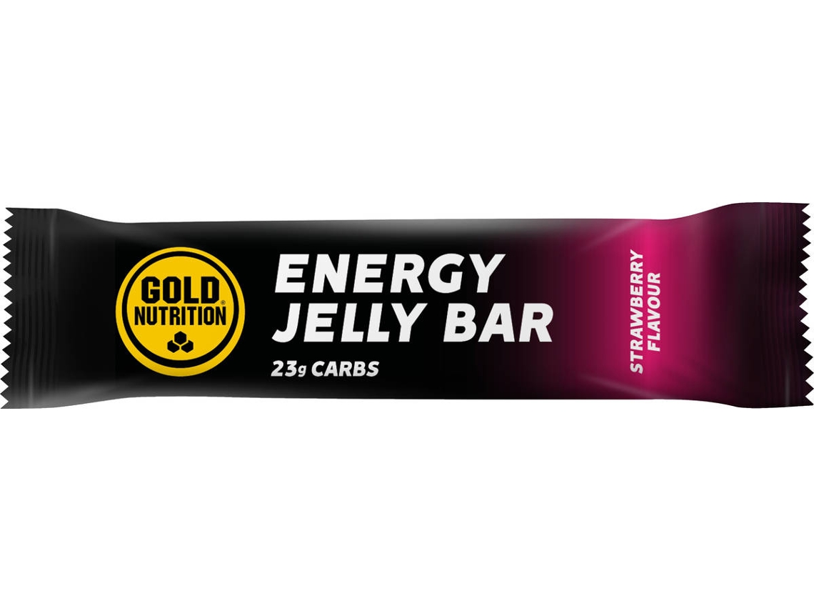Barra Energética GOLD NUTRITION Jelly Bar Fresa (30g)