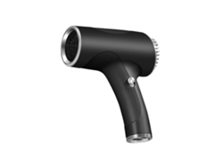 Secador de pelo portátil para un secado rápido, sencillo y práctico para dormitorios y uso doméstico (negro).