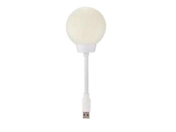 Luz nocturna con forma de luna, conexión USB, luz nocturna giratoria multiusos con control por voz para el hogar y la cocina - Rosewell