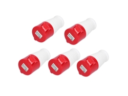 5 Piezas Conector Industrial De Potencia Impermeable Rápido 380v-415v Para Industria Y Agricultura