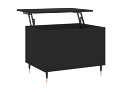 Mesa de centro MAISON EXCLUSIVE, Derivados de madera, Negro, 60x44,5x45 cm
