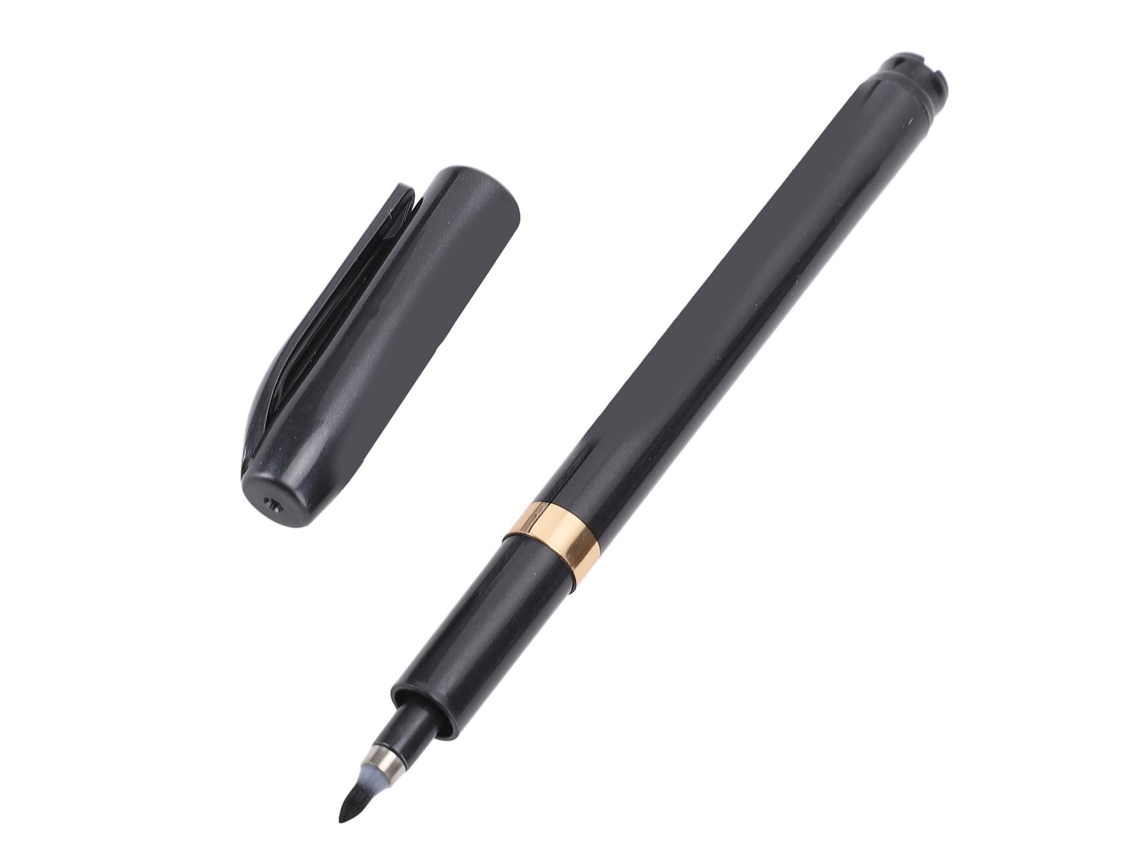 Lápiz De Caligrafía Artistico Para Principiantes Pincel Suave Tinta Negra Para Escritura Dibujo Chino Japonés Carácter Mediano