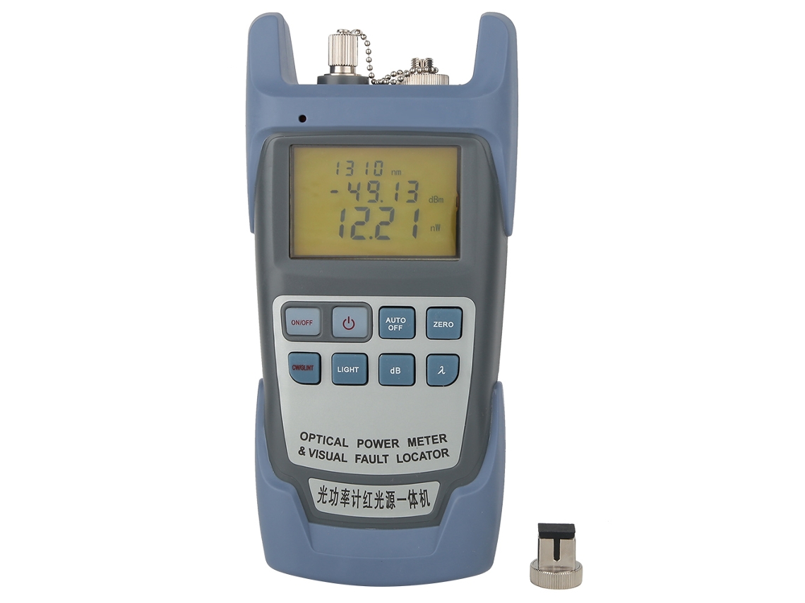 Medidor De Potencia Óptica Portátil Con Localizador Visual De Fallos -70~+10db