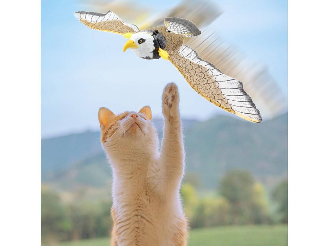 Brinquedos Interativos Para Gatos Com Pássaros Voadores