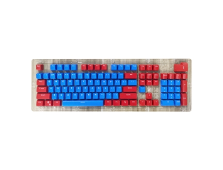 104 Piezas Teclas de Teclado Diseño Ergonómico Color Brillante Resistente a la Decoloración Decorativos PBT Teclados Mecánicos Teclas de Repuesto S...