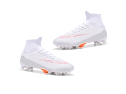 2026rebe-zapatos De Fútbol Para Hombre Con Tacones Deportivos Entrenamiento Partido Interior Exterior Hierba Blancos Talla 41