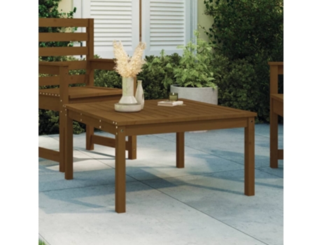 Mesa De Jardín VIDAXL Marrón Madera (82.5x82.5x45 cm)