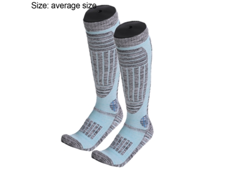 Calcetines De Esquí Absorbentes Del Sudor - Azul Claro Calcetines De Esquí Absorbentes Del Sudor - Azul Claro JEIIBRZUI