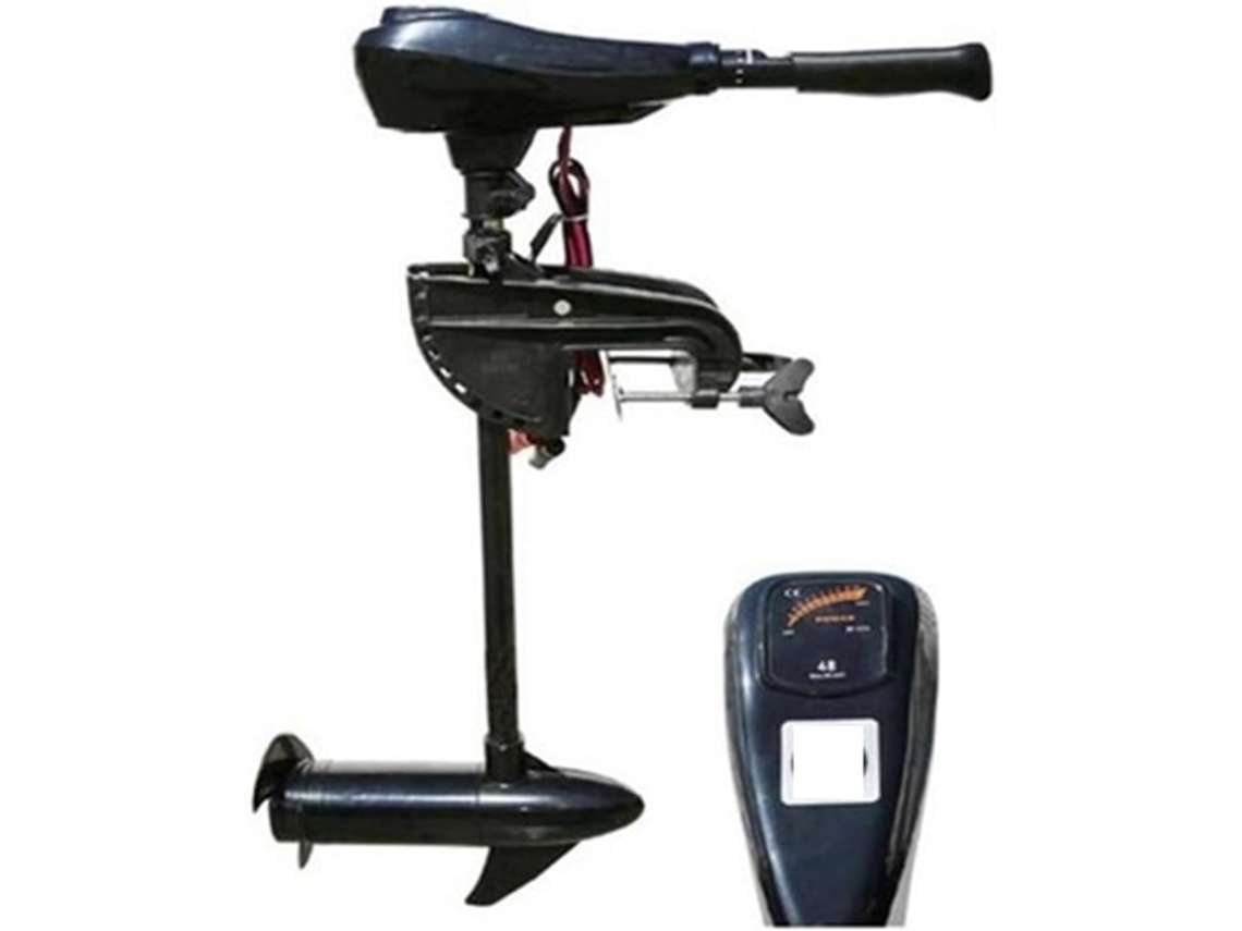 Motor Fueraborda Para Bote Inflable, Kayak, Equipo De Pesca Eléctrica De Arrastre 50 Lbs 12 V 8 Km/h,