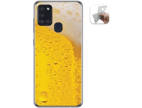 Carcasa Samsung Galaxy A21s TUMUNDOSMARTPHONE Cerveza Multicolor
