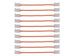 2026-conectores Para Tiras Led Cob 3pin 8mm, 10 Piezas, Compatibilidad Fuerte, Para Hogar Fiesta Oficina
