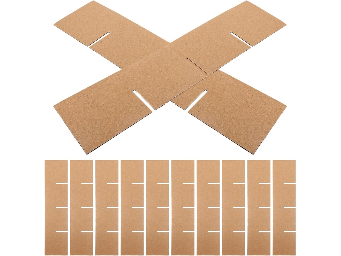 20 Separadores Cartón Cajas Mudanza 335x335x80 Rejillas Compartimentos 82x82x80 Protección Embalaje Vajilla