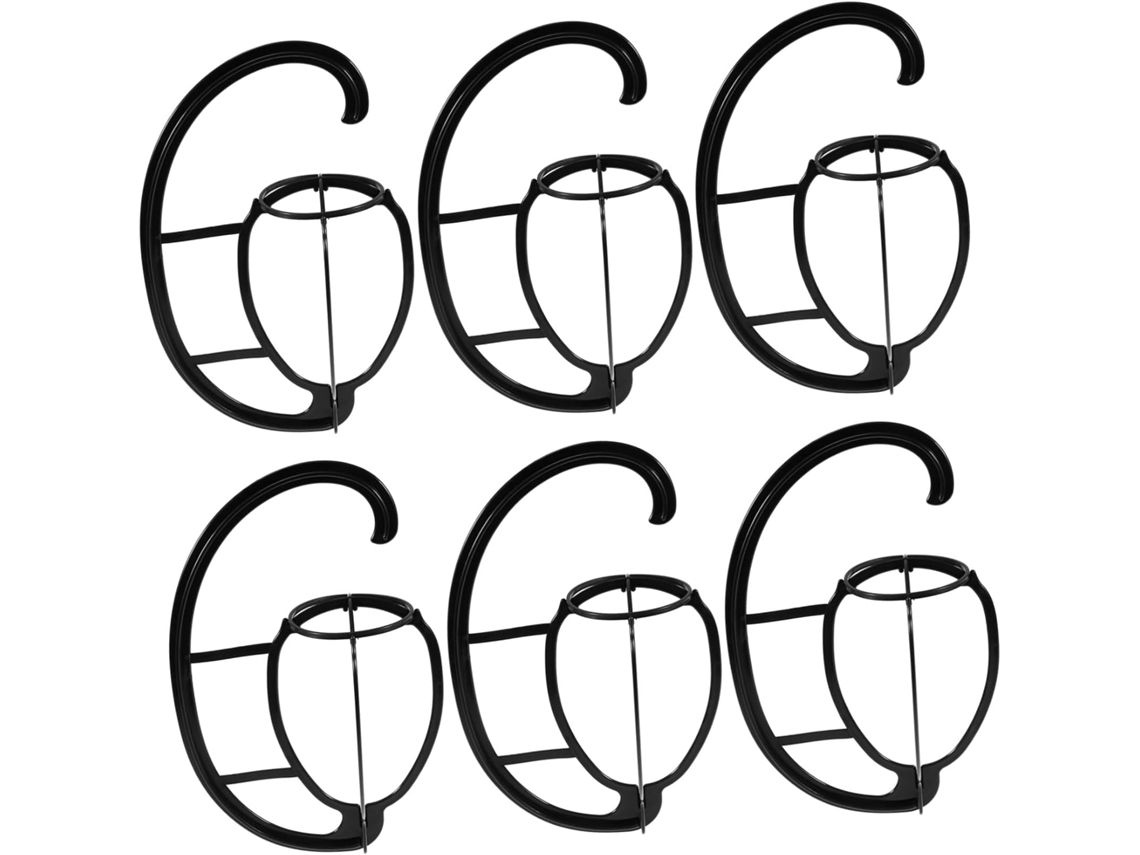 6pièces Soportes Suspendus Para Pelucas Y Sombreros Lot Rangement Y Séchage Structure Ajustabl...