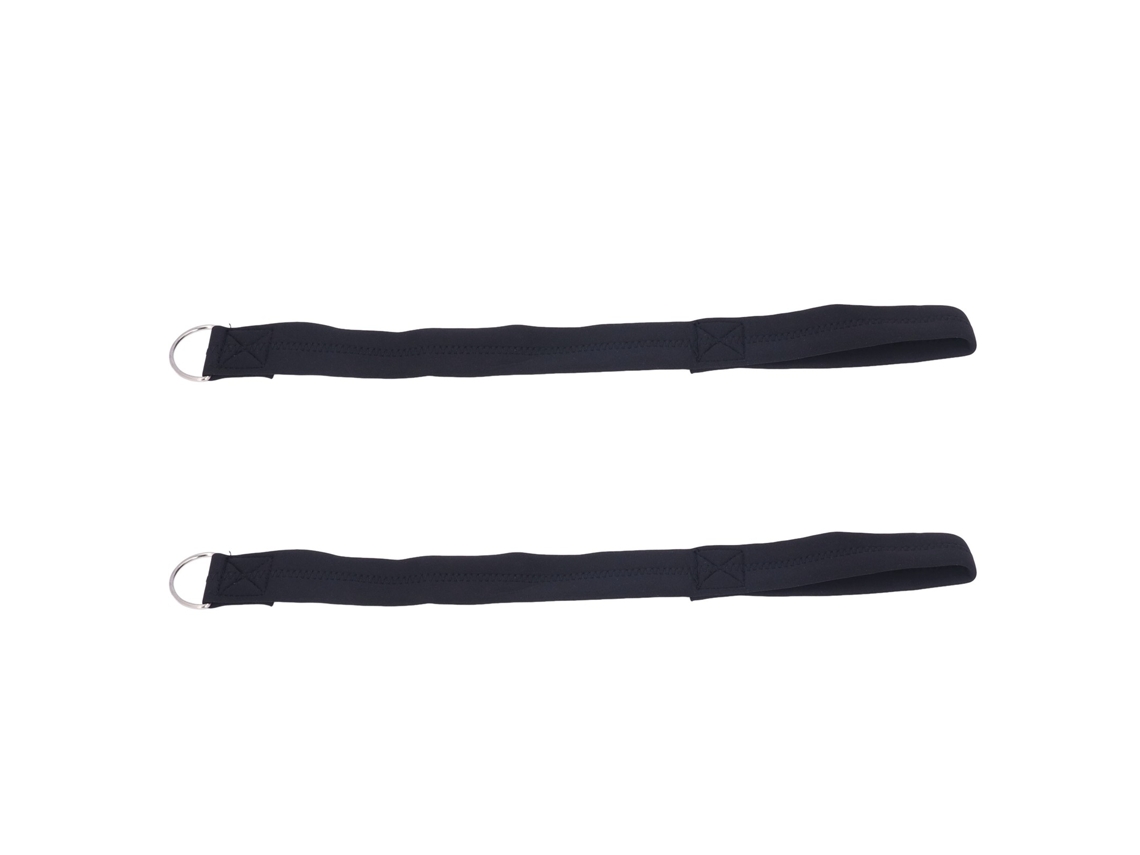 2 Correas De Seguridad De Neopreno Negras Para Muñeca De Cochecito, 45 Cm