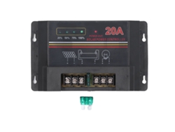 Controlador de carga solar de 12 V y 20 A con CPU de alta velocidad y múltiples protecciones