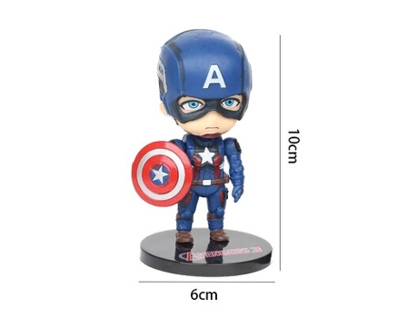 Muñeco GAATPOT Disney Marve The Avengers Superhero Captain America Spiderman Ironman Thor Batman Pvc Action Figure Doll Toy For Children Gifts