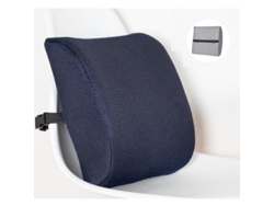 Almohada Ergonómica De Apoyo Lumbar, Almohada De Respaldo De Espuma Viscoelástica, Alivia El Dolor De Espalda, Azul Oscuro Gertiz