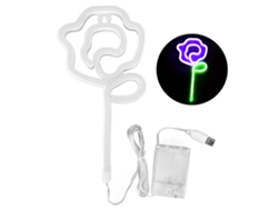 Yncm2026-luz De Neon Led Rosa Para San Valentín, Propuesta, Boda, Decoración Hogar, Luz Morada Y Verde