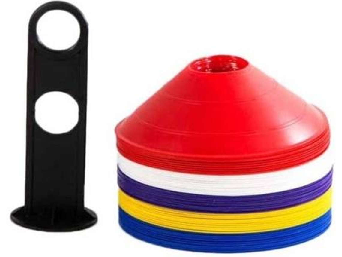 Conjunto de 50 Conos de Marcación POWERSHOT (Diámetro: 20cm - Plástico)