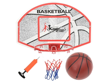 vidaXL Set de canasta baloncesto de pared 5 pzas 66x44,5 cm
