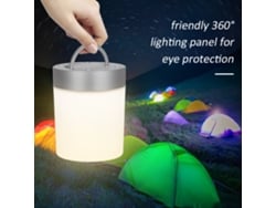 Lámpara De Noche Rgb Portátil Recargable Por Usb Con Regulador De Intensidad Y Control Táctil Para Mesita De Noche.