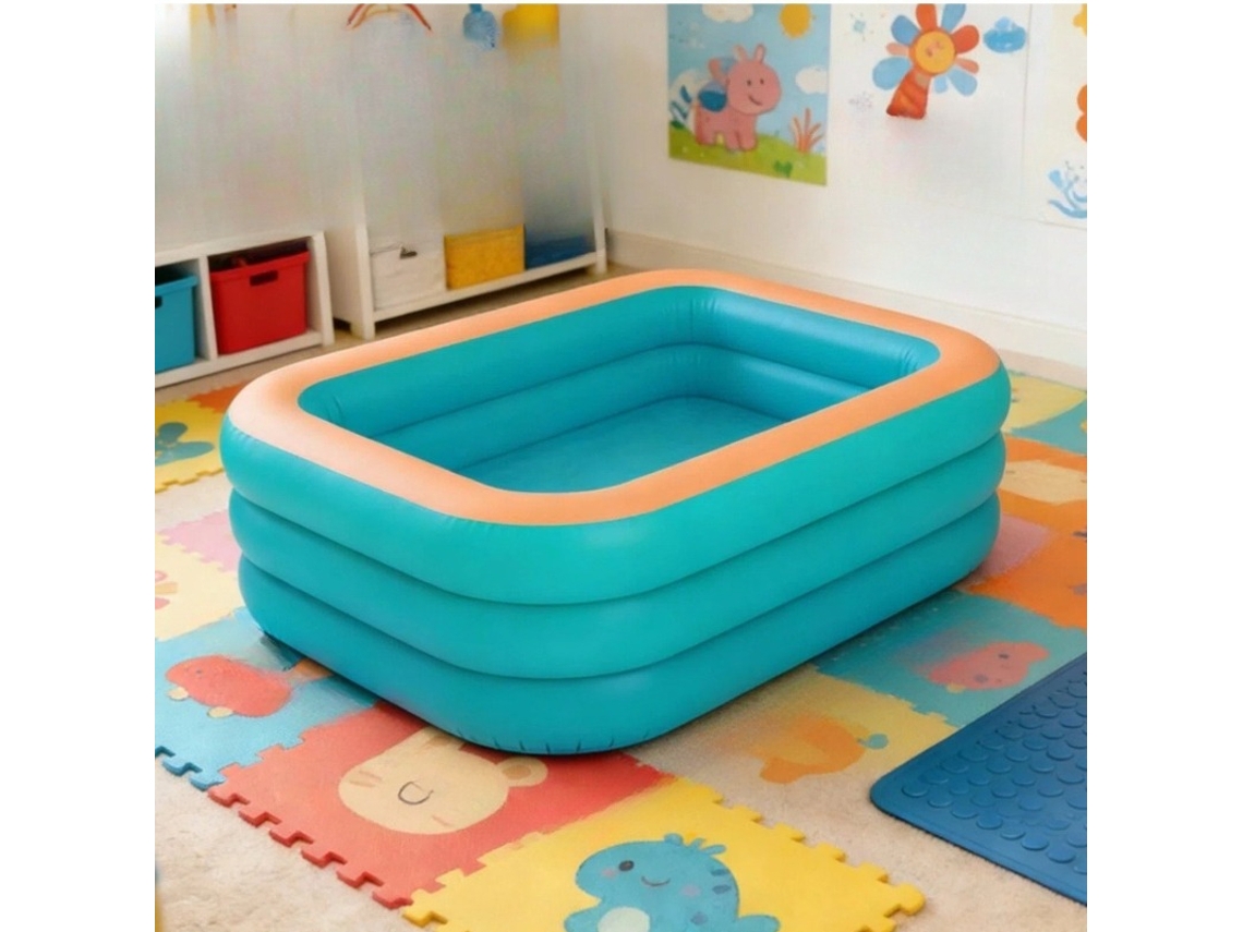 Piscina hinchable plegable SPQMENT para uso interior y exterior (122x93x50cm)