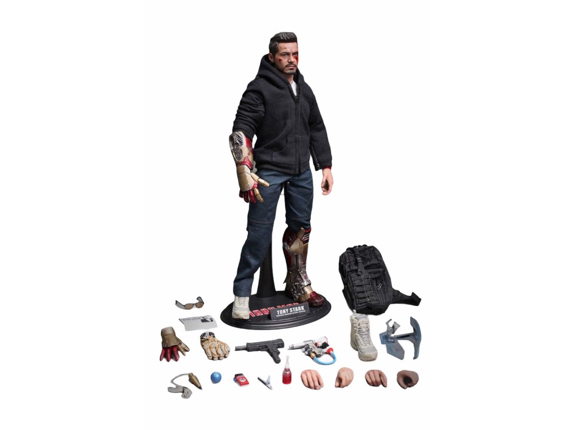 Figura Hot Toys MMS209 - Marvel Comics - Iron Man 3 - Tony Stark The Mechanic Standard Version
