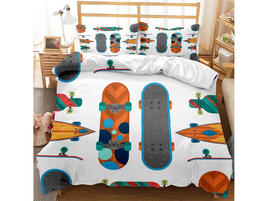 Juego Ropa Cama Diseño Funda Nórdica Almohada Juego 135 X 200 Cm 50 75 240 220