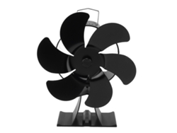Ventilador De Chimenea Generador De Calor Con 6 Aspas, Accionado Termodinámicamente Para La Disipación Del Calor.