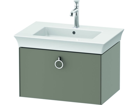 DURAVIT Tulip blanco, mueble de lavabo colgado en la pared, ancho 684 x fondo 458mm, con 1x extraíble, con tirador, WT42510