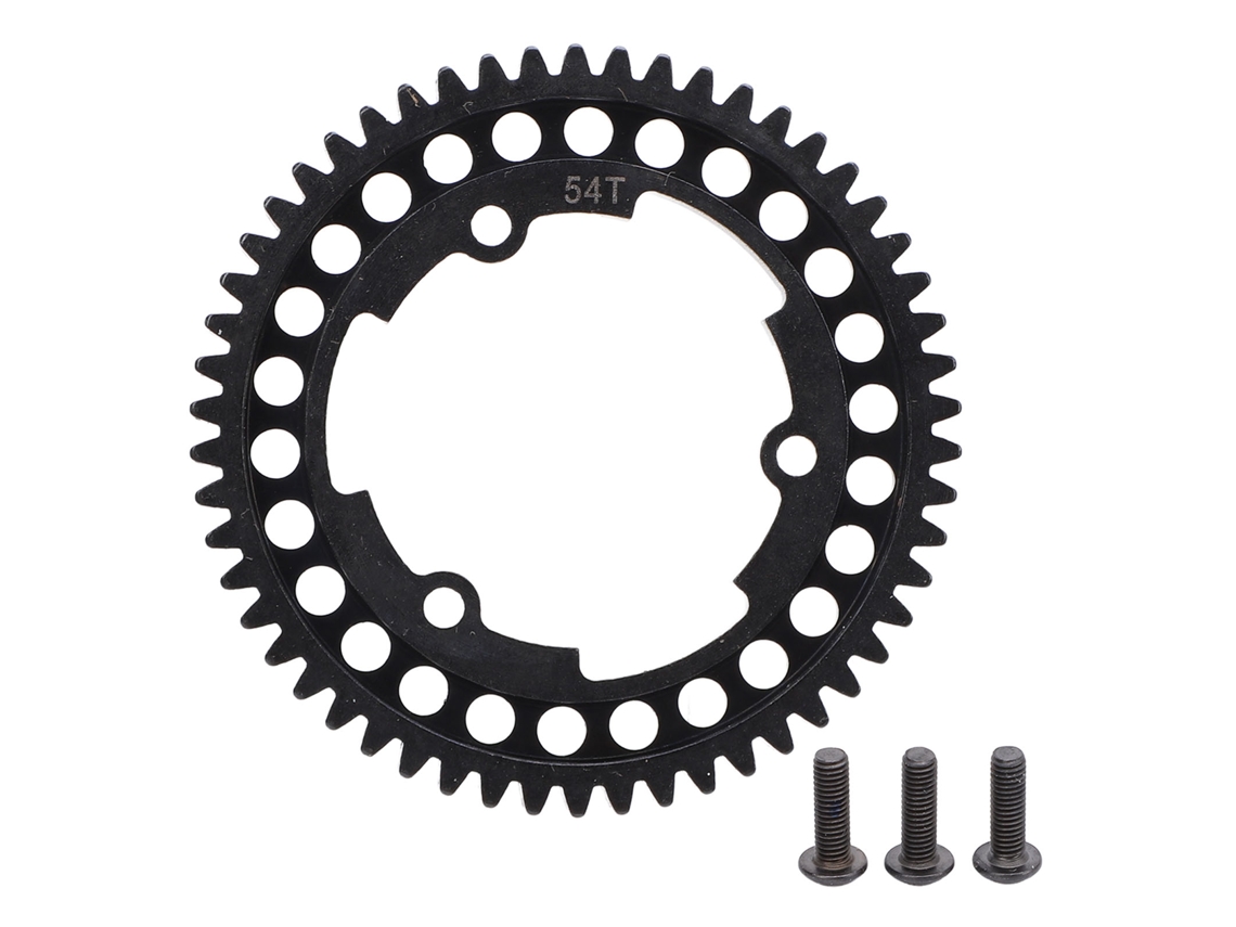 Engranaje Cilíndrico De Acero M1 Para Coche Teledirigido Slayer Revo 3.3 54d (repuesto Principal)