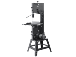Sierra de cinta de mesa Succebuy de 340 mm con soporte, 440-846 RPM, 1100 W