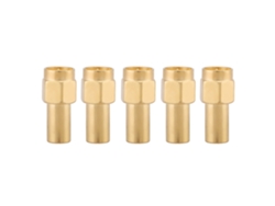 2026velora-5 Piezas Conector Sma Macho Terminador Coaxial De Rf Carga Adaptador 50 Ohm 2w
