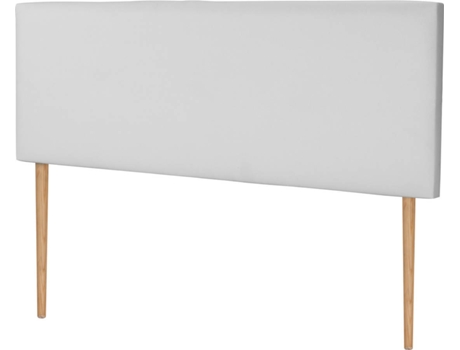 Cabecero DHOME Tapizado (Blanco - Polipiel - 145 x 5 x 105 cm)