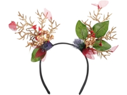 Diadema Navideña Nuobesty, Diadema Bonita, Accesorio Para El Cabello De Fiesta Para Mujeres Y Niñas.