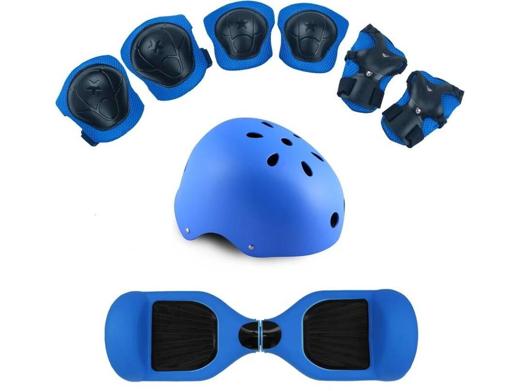 HOVERBOARD+CAPA SILICONE+PROTECÇÕES AZ