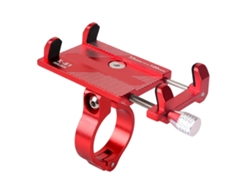 Soporte de aluminio para teléfono móvil para bicicleta y motocicleta, soporte para smartphone para manillares de scooter de 3,0 a 6,8 pulgadas.