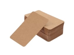 100 Tarjetas En Blanco De Doble Cara
