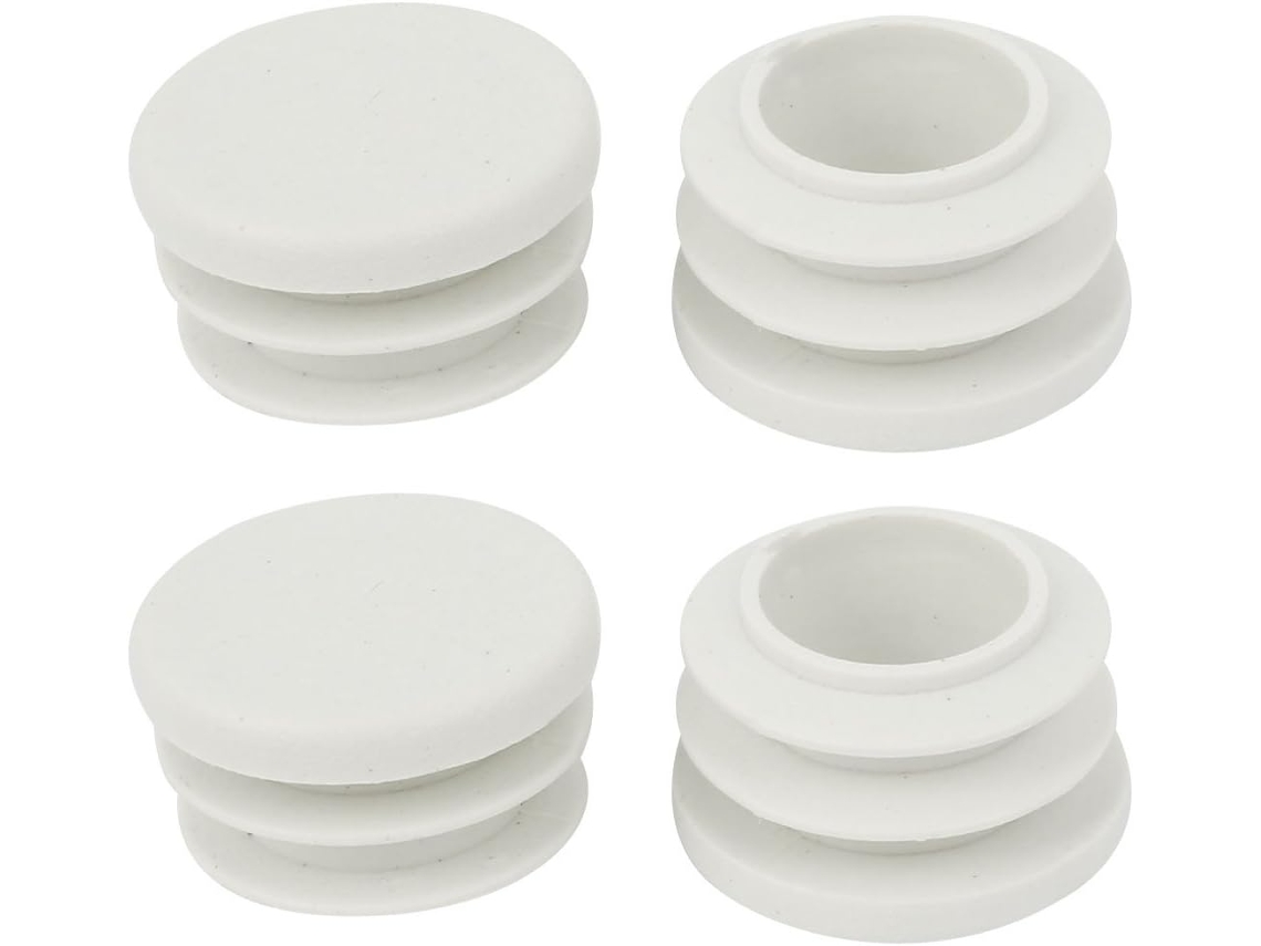 Insertos para mangueras con tapa de plástico blanco de 19 mm de diámetro CHABERLU