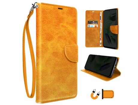 Funda Folio para Xiaomi Redmi Note 12 5G AVIZAR Piel Marrón