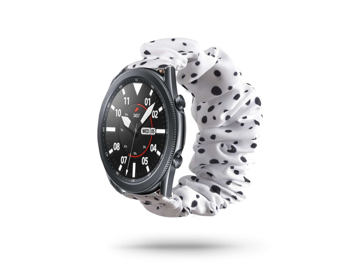 Correa Amazfit Bip 3 Pro Pulsera Scrunchie Negro y Blanco