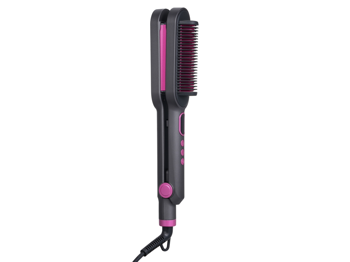 Herramientas de peluquería con dos funciones, temperatura regulable y pantalla LCD.
