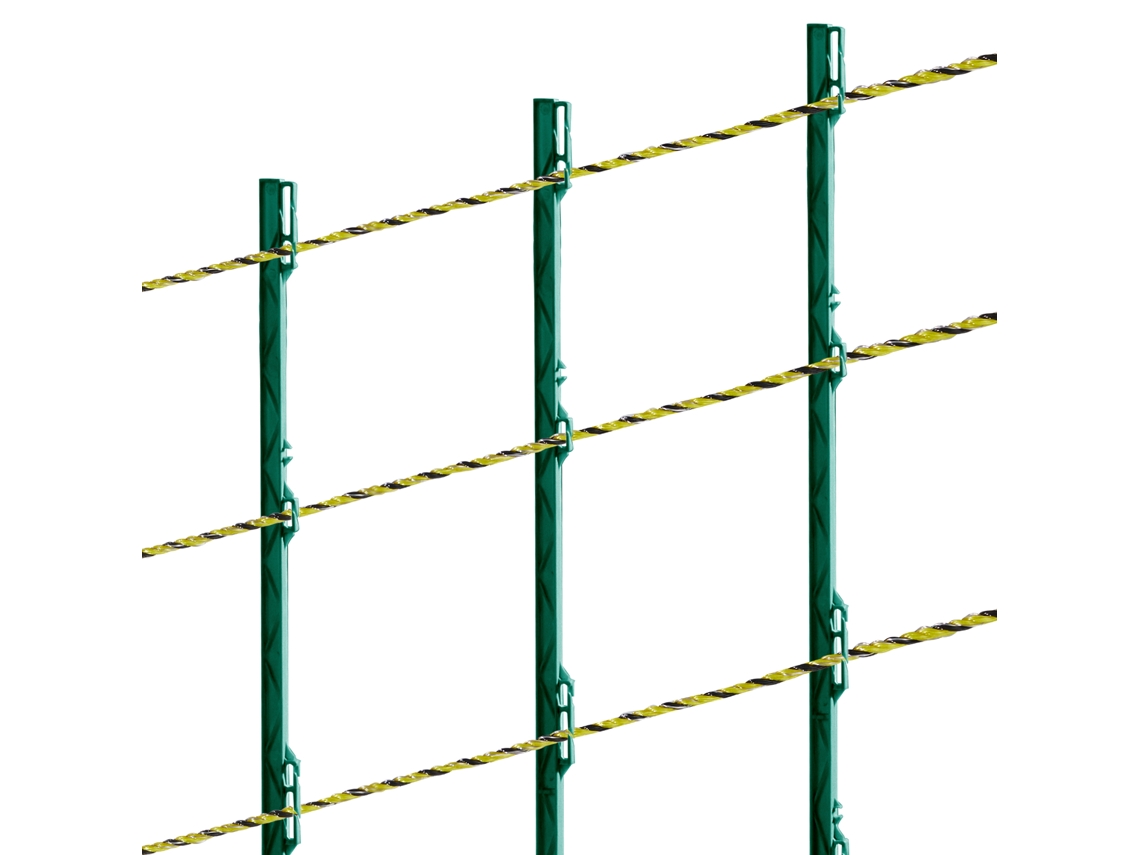 Cerca eléctrica de alambre de polipropileno Succebuy para ganado vacuno, equino y de granja, 1026 m (3366 pies)