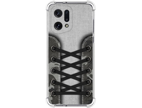 Carcasa para Oppo Find X5 5G TUMUNDOSMARTPHONE Dibujos Antigolpes Zapatillas 16 Multicolor