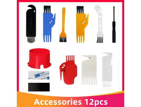 Herramientas de limpieza de filtro, cinta para parachoques, destornillador a rayas para Xiaomi iRobot Conga iLife Ecovacs, accesorios de Aspiradora...