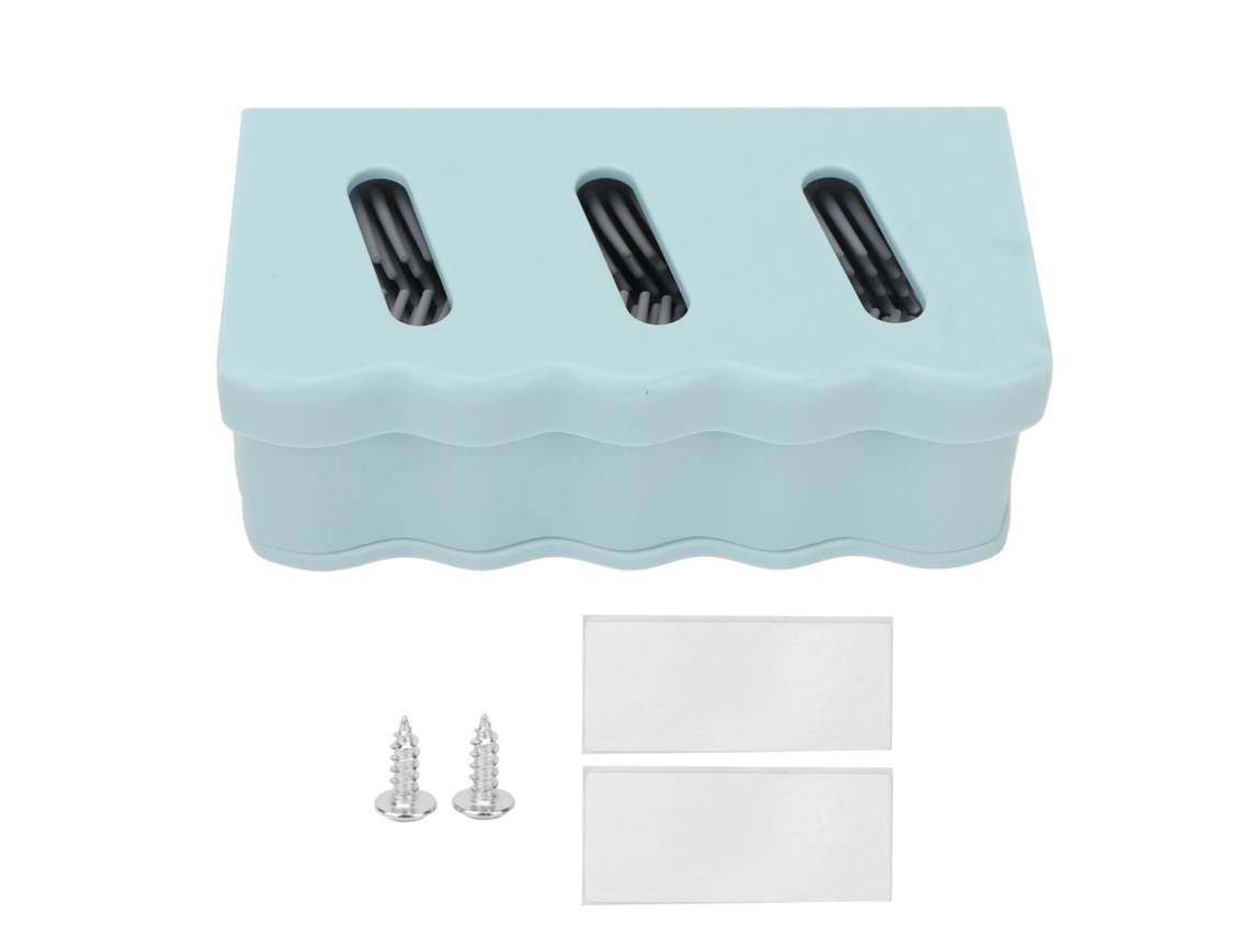 Cazador De Pelo Para Ducha Silicona Antiobstrucción Tapón De Desagüe De Piso Azul Para Baño
