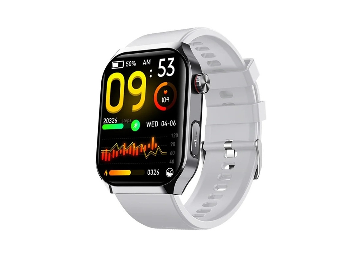 Reloj Inteligente Yizhood F700 De 2,1 Pulgadas Con Mini Rastreador De Salud Y Monitor De Imc (blanco)