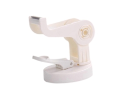 Dispensador de cinta adhesiva de mesa, accesorios para envolver regalos, material escolar, blanco GOKOCO